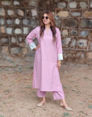 BABY-PINK KIRAN CO-ORD SET