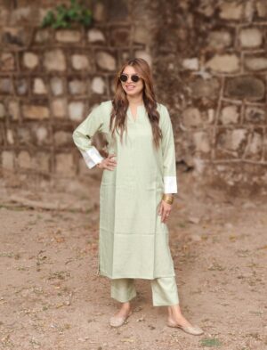 PISTA-GREEN KIRAN CO-ORD SET