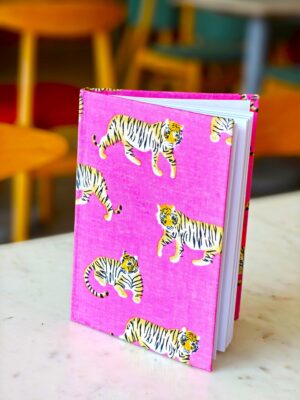 PINK CHEETAH HANDMADE DAIRY (RULED)